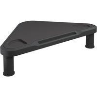 vidaXL Corner Monitor Stand Black Screen Riser Desk Mount