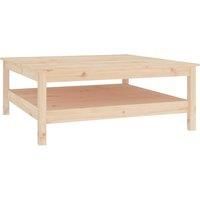 vidaXL Coffee Table 100x100x40cm Solid Pine Wood