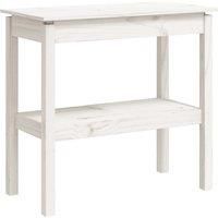 Solid Wood Pine Console Table Multi Colours 110x40x75 cm/80x40x75 cm vidaXL