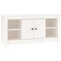 Solid Wood Pine TV Cabinet TV Console Media Unit Cabinet Multi Colours vidaXL