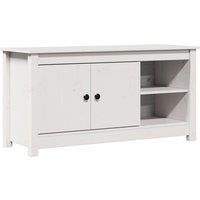 Solid Wood Pine TV Cabinet TV Console Media Unit Cabinet Multi Colours vidaXL
