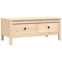 Solid Wood Pine Coffee Table Indoor Accent Centre Table Multi Colours vidaXL