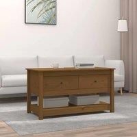 Coffee Table Wooden Side Centre Accent End Tea Table Solid Wood Pine vidaXL