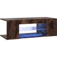 TV Cabinet with LED Lights 90x39x30 cm Bedroom Furniture Multi Colours vidaXL
