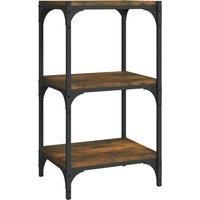 Book Cabinet Engineered Wood and Steel Media Rack Multi Colours/Sizes vidaXL