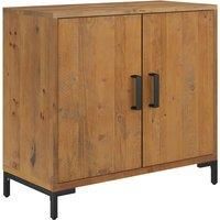 Vidaxl Sideboard Brown 75X35X70 Cm Solid Pinewood, Brown