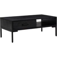 Solid Wood Pine Coffee Table Recycled Couch Centre Accent End Table vidaXL