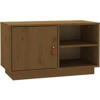 Solid Wood Pine TV Cabinet TV Console Media Unit Cabinet Multi Colours vidaXL