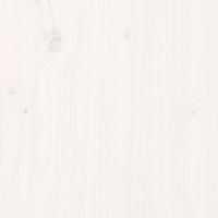 vidaXL Wall Cabinet White 80x30x30 cm Solid Wood Pine