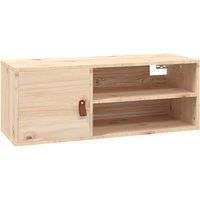 vidaXL Wall Cabinet 80x30x30 cm Solid Wood Pine