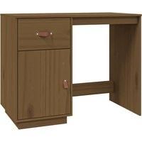Solid Wood Pine Desk Home Office Computer Writing Desk Multi Colours vidaXL