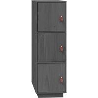 Solid Wood Pine Highboard Sideboard Storage Cupboard Multi Colours vidaXL