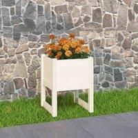 1/2x Solid Wood Pine Planter Raised Bed Flower Box Multi Colours/Sizes vidaXL