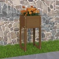 1/2x Solid Wood Pine Planter Raised Bed Flower Box Multi Colours/Sizes vidaXL