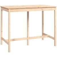 Solid Wood Pine Bar Table Wooden Dinner Table Multi Colours Multi Sizes vidaXL