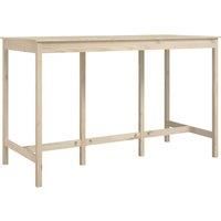 vidaXL Bar Table 180x80x110 cm Solid Wood Pine
