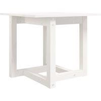 vidaXL Coffee Table White 50x50x45 cm Solid Wood Pine