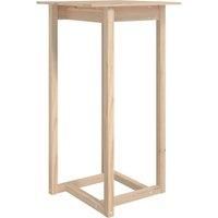 Solid Wood Pine Bar Table Desk Multi Colours 60x60x110 cm/80x80x110 cm vidaXL