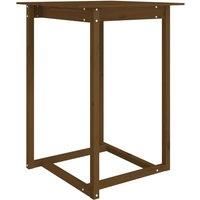 Solid Wood Pine Bar Table Desk Multi Colours 60x60x110 cm/80x80x110 cm vidaXL