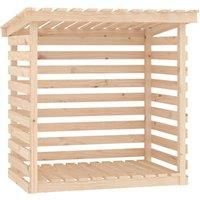 Firewood Rack 108x73x108 cm Solid Wood Pine