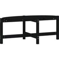 Solid Wood Pine Coffee Table Multi Colours 118x63x45 cm/87x48x35 cm vidaXL