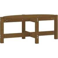 vidaXL Coffee Table Honey Brown 87x48x35 cm Solid Wood Pine