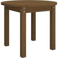 Solid Wood Pine Coffee Table End Table Multi Colours Ø 45x40/Ø 55x45 cm vidaXL