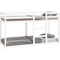 Bunk Bed Bedroom Kids Bed Frame Children Twin Sleeper Solid Wood Pine vidaXL