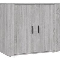 Vidaxl Sideboard Grey Sonoma 80X33X70 Cm Engineered Wood, Grey