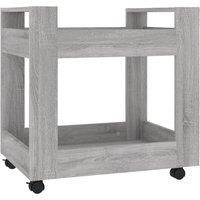 Desk Trolley Engineered Wood Under Desk Storage Trolley Multi Colours vidaXL