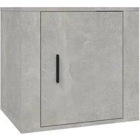 vidaXL Bedside Cabinet Concrete Grey 50x39x47 cm