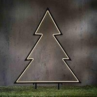 Luca Lighting Black Led Tree Stake-warm White