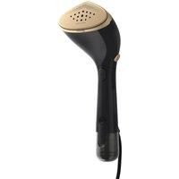 Philips 7000 Series Handheld Steamer - 1500W, 28g/min Continuous Steam. Optimal Temp. Metal Soleplate, 100 ml + 200 ml Detachable tank. Glove/StyleMat Included, Black (STH7060/86)