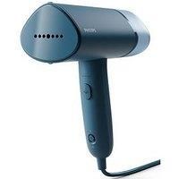 PHILIPS STH3000/26 Handheld Clothes Steamer, Compact and foldable,1000 W, Blue