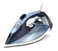 Philips Azur 7000 Series Steam Iron - 2800 W, 50 g/min Continuous Steam, 250 g Steam Boost, Vertical Steam, SteamGlide Plus Soleplate, Louros/Cotton Blue (DST7020/20)