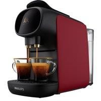 L/'OR BARISTA Sublime Coffee Machine Red by Philips with L/'OR Espresso Variety 10X10PC Aluminium Coffee Capsules (Total 100 Capsules)