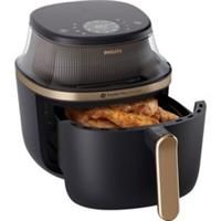 Philips Airfryer 3000 Series 7.2L, Cooking Window, 16-in-1 Airfryer, RapidAir Plus Technology, Fat Removal, HomeID Recipe App, Easy to Clean (NA342/09)