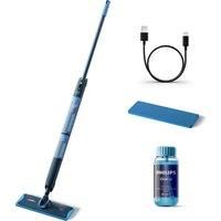 Philips OneUp 5000 Series Electric Mop - 2X Cleaner Floors³, 2X Faster Mopping, Dual Wetness Setting for Hard & Delicate Floors, Cordless with 360° Rotating Hinge (XV5113/01)