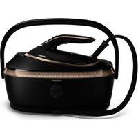 PHILIPS PerfectCare 8000 Series PSG8300/80 Steam Generator Iron - Black & Gold, Black,Gold