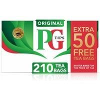 PG Tips 210 Original Black Tea Bags 609g