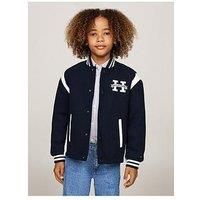 Tommy Hilfiger Boys H Padded Bomber Jacket - Navy