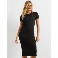 Tommy Jeans Tjw Rib Bodycon Midi Dress