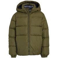 Tommy Hilfiger Boys Essential Down Jacket - Khaki