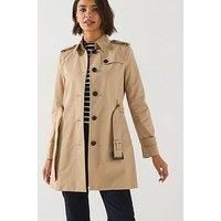Tommy Hilfiger Heritage Single Breasted Trench Coat - Beige
