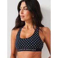 Tommy Hilfiger Star Print Unlined Bralette - Navy