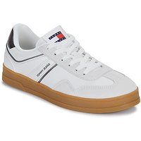 Tommy Jeans greenwich trainers in white & pink