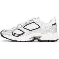 Tommy Jeans archive runner trainers in white & black