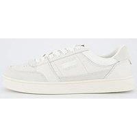 Tommy Jeans The Greenwhich Suede/Leather Retro Sneakers - White