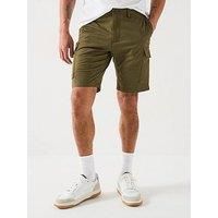 Tommy Hilfiger Men/'s Harlem Cargo 1985 MW0MW23573 Cargo Shorts, Khaki, 32W