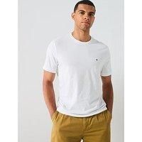 Tommy Hilfiger Men/'s Essential Reg Fit Solid Tee Mw0mw37267 S/S T-Shirt, White (White), XL